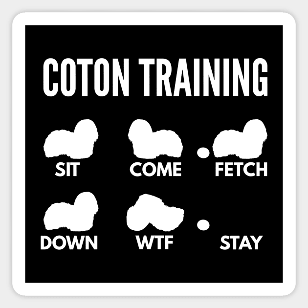 Coton Training Coton de Tulear Tricks Sticker by DoggyStyles